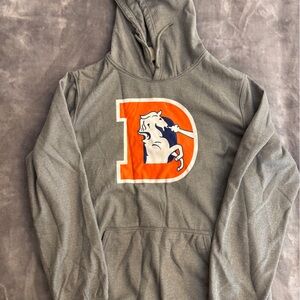 Gray Broncos Hoodie